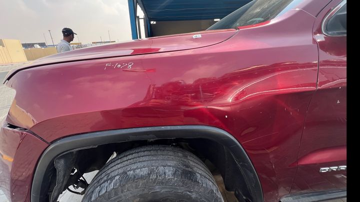 Fender (LHF) - 2014 Jeep GRAND CHEROKEE