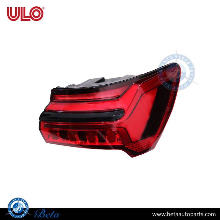 Audi A6 (2019-2024), Tail Lamp LED with Dynamic Indicator - Black  (Right), ULO, 4K5945092D / 4K5945224A