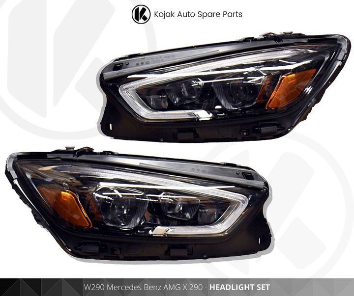 Mercedes Benz AMG GT 4-Door Coupe X290 Headlight Set