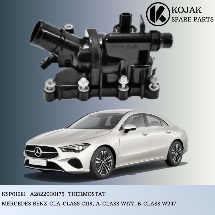 Thermostat for Mercedes-Benz CLA-Class C118, A-Class W177, B-Class W247