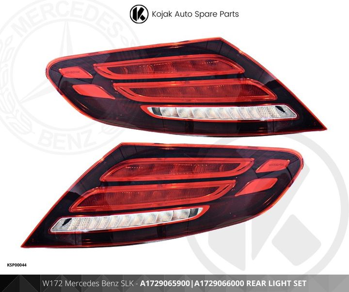 Mercedes Benz SLK W172 Rear Light Set
