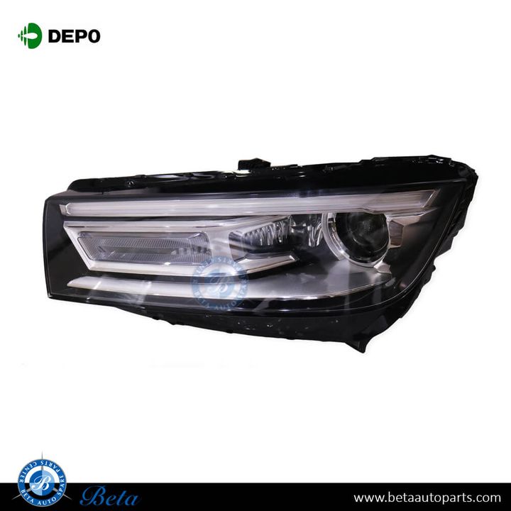 Audi Q5  (2018-2024), Headlamp Xenon (Left), Depo, 80A941043, 80A941043FF