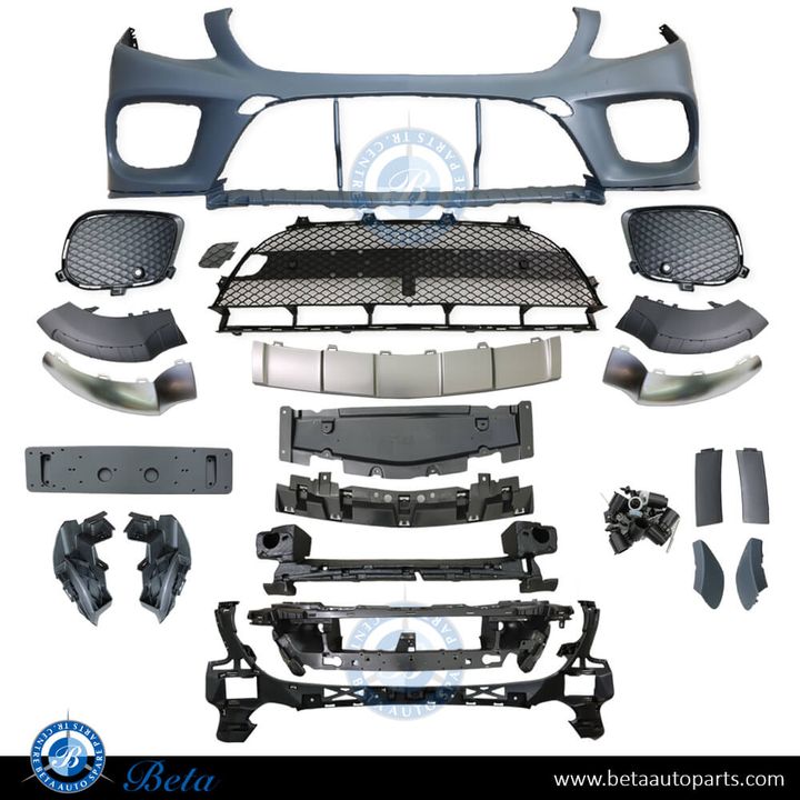 Mercedes GLE-Class Coupe C292 (2015-2018), Front Bumper Normal AMG with Active Parking, Taiwan, 2928851925
