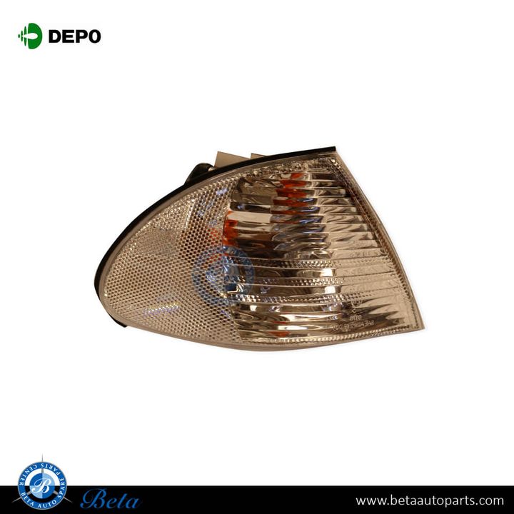BMW 3 Series E46 (1998-2001), Corner Lamp for 4 Door - White (Right), Depo, 6902770