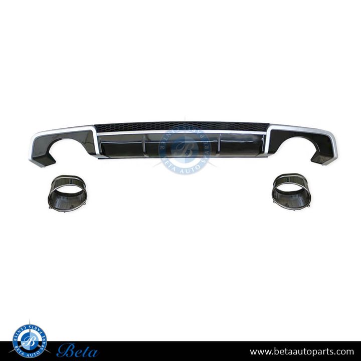 Audi A3 Sedan (2013-2016), Rear Diffuser RS3 Look with Exhaust Tips, China, 8V5807521B