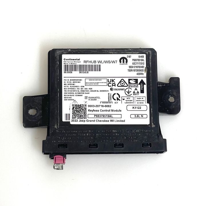 Keyless Control Module - 2022 Jeep Grand Cherokee WL Limited