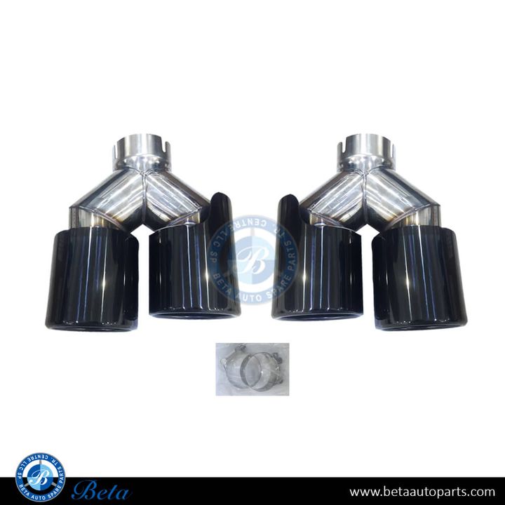 BMW 3 Series / 5 Series F10 / F30 / G30 (2010-2020), Exhaust Tips M5 Look (Smoke), China, 18307845469