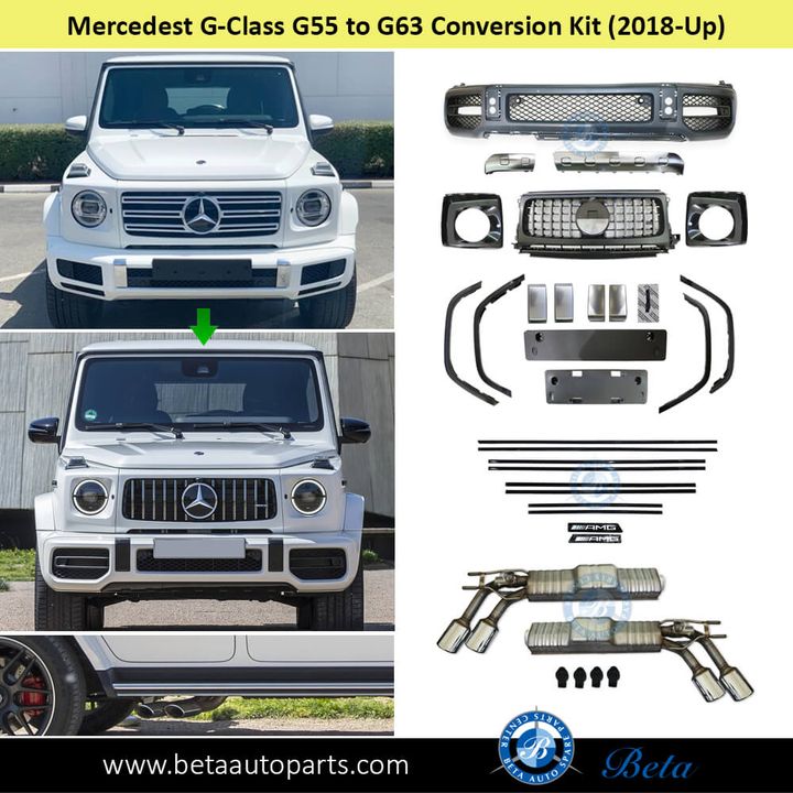 Mercedes G-Class W463 (2018-Up), G500 to G63 Conversion Kit