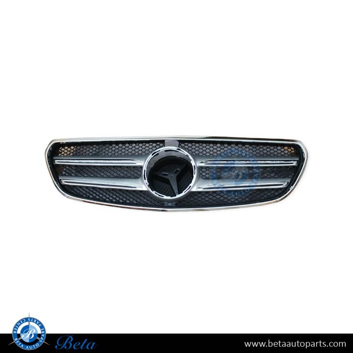 Mercedes E-Class W213 (2017-2020), Radiator Grille with Camera Hole (2 Lines), China, 2138880223