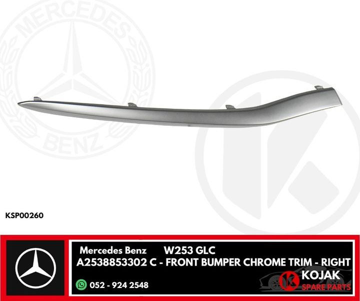 Mercedes-Benz GLC W253 Front Bumper Chrome Trim Right