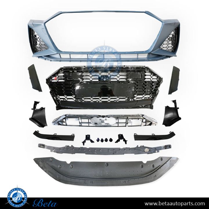 Audi A7 (2019-Up), Front Bumper RS7 Look with PDC, China, 4K8807065J