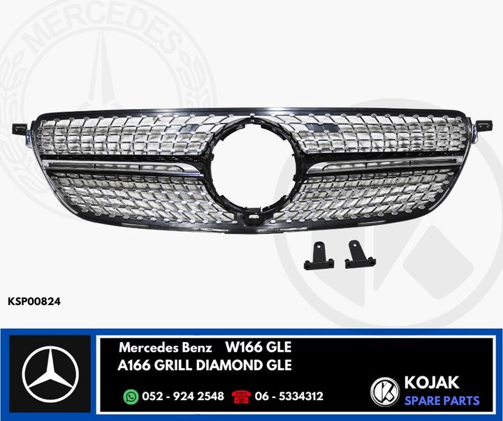 Front Grille Mercedes-Benz W166 GLE Diamond Style