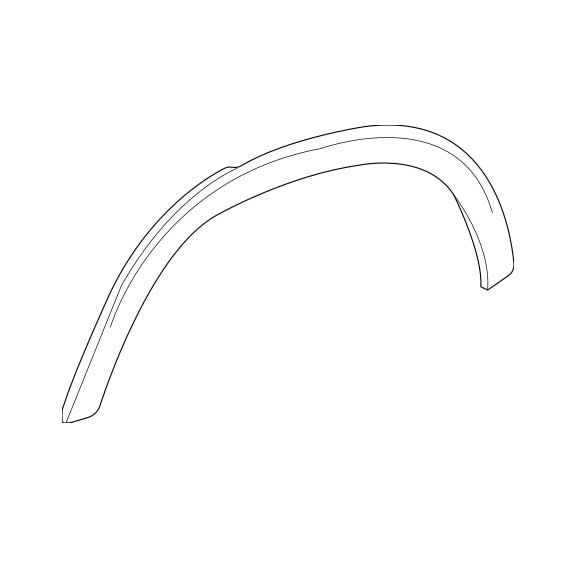 Mercedes Benz Genuine WHEEL ARCH COVER 16788001059197