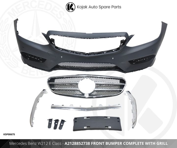 Front Bumper Complete with Grille Mercedes-Benz E-Class W212