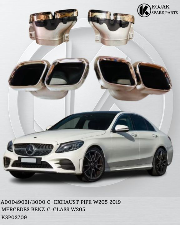 Mercedes-Benz C-Class W205 Exhaust Tips