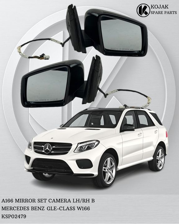 Mercedes-Benz GLE-Class W166 Mirror Set (Left & Right) with Camera