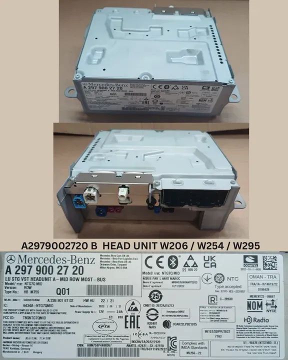 HEAD UNIT W206 / W254 / W295