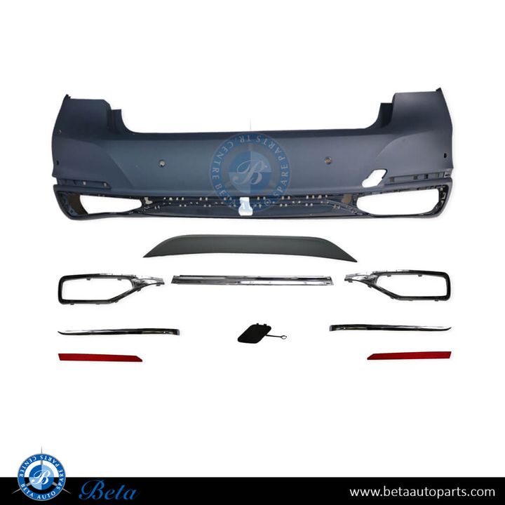 BMW 7 Series G11 / G12 LCI (2020-2022), Rear Bumper with PDC with Park Assist (Luxury), China