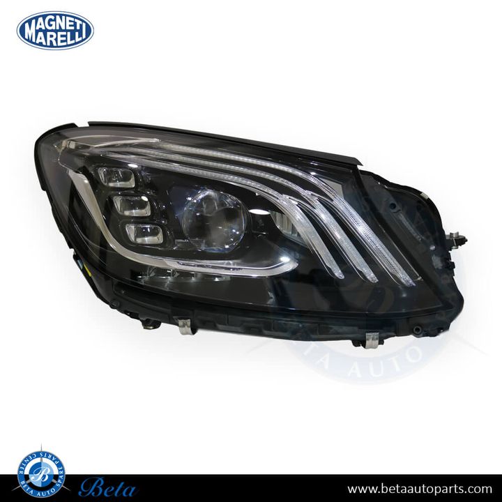 Mercedes S-Class W222 (2018-2020), Headlamp LED with Night Vision (Right), Magneti Marelli, 2229068203