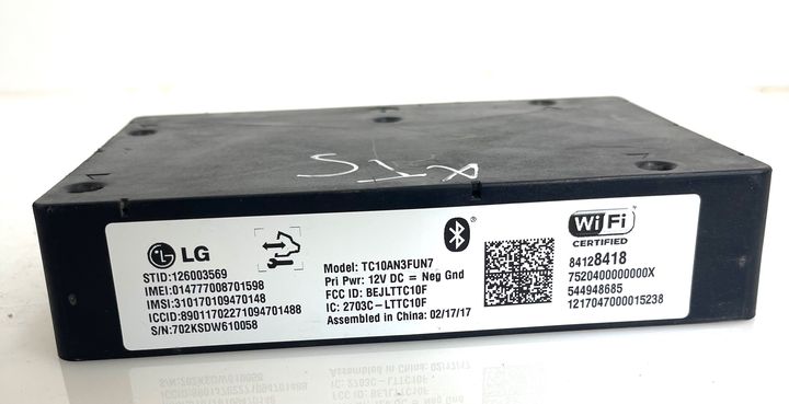 Communication Sync Control Module - 2017 Cadillac XTS Luxury FWD