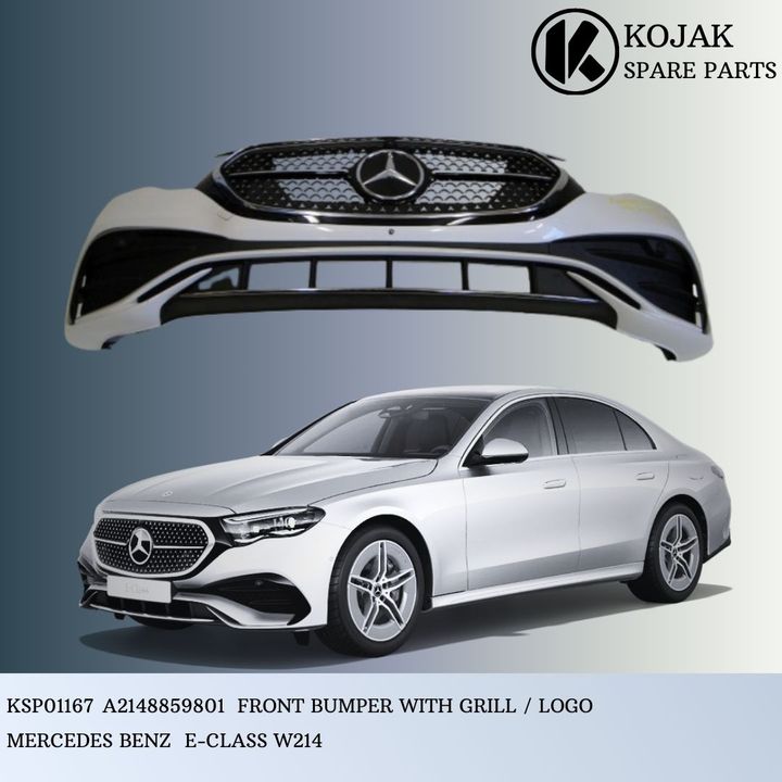 Front Bumper with Grill and Logo Mercedes-Benz E-Class W214