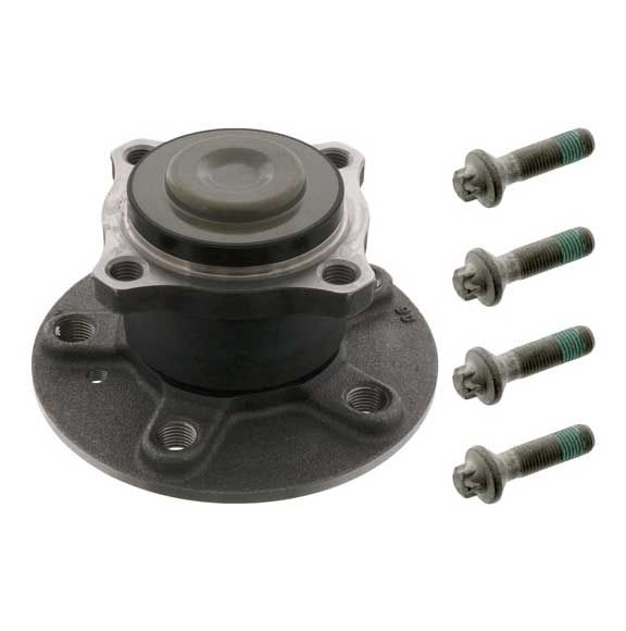 Febi WHEEL BEARING KIT WITH WHEEL HUB AND FASTENING BOLTS (Febi # 46342) (Febi # 181033) For Mercedes Benz 2463340006
