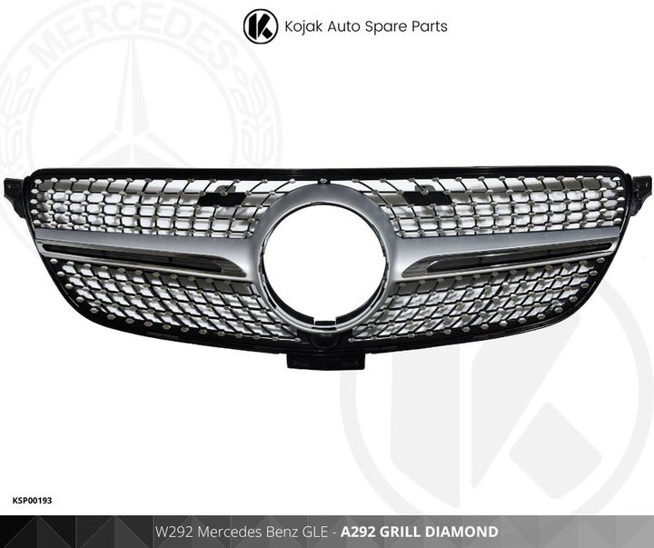 Front Diamond Grille Mercedes-Benz GLE W292