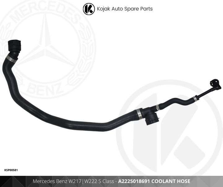 Mercedes Benz W217 W222 S Class Coolant Hose