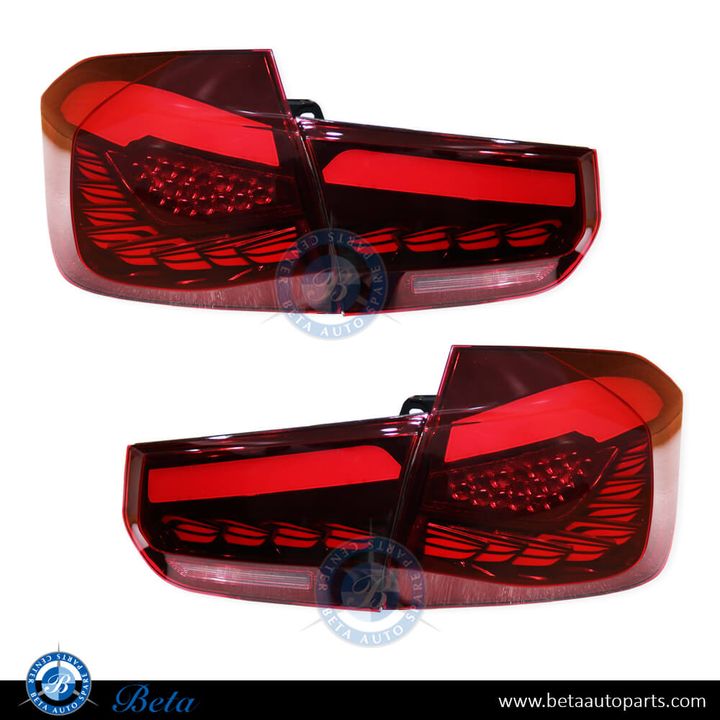 BMW 3 Series F30 LCI (2016-2018), Tail Lamp M4 Look, China, 63217369117 / 63217369118 / 63217369119 / 63217369118