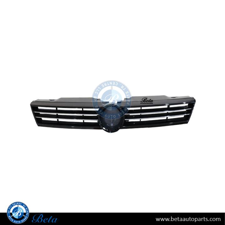 Volkswagen Jetta (2012-2014), Radiator Grille (Black and Chrome), China, 5C6853651AZLL