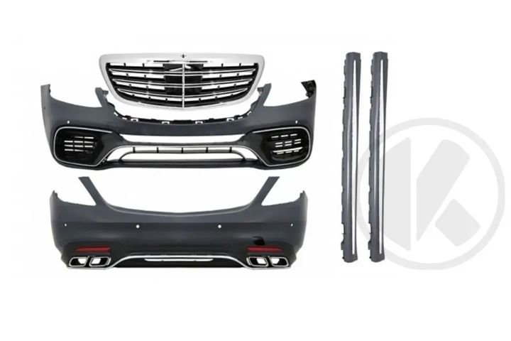 Bodykit S 63 AMG  Front & Rearbumper Exhaust Pipe