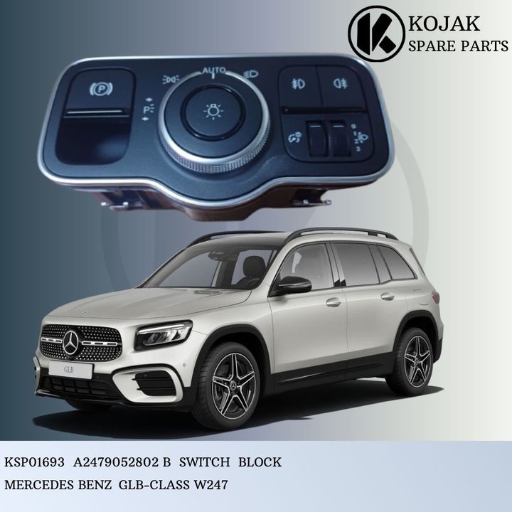 Mercedes-Benz GLB-Class W247 Interior Light and Parking Brake Switch Block