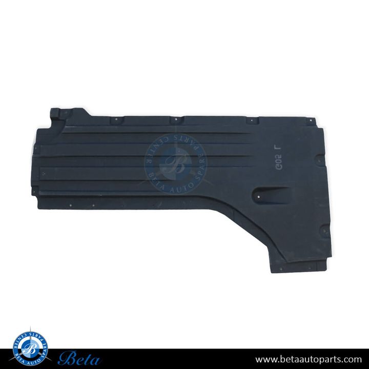 BMW X5 / X6 / X7 G05 / G06 / G07 (2019-2023), Front Coating Under Cover - Flannel (Left), China, 51757424881 / 51759477801