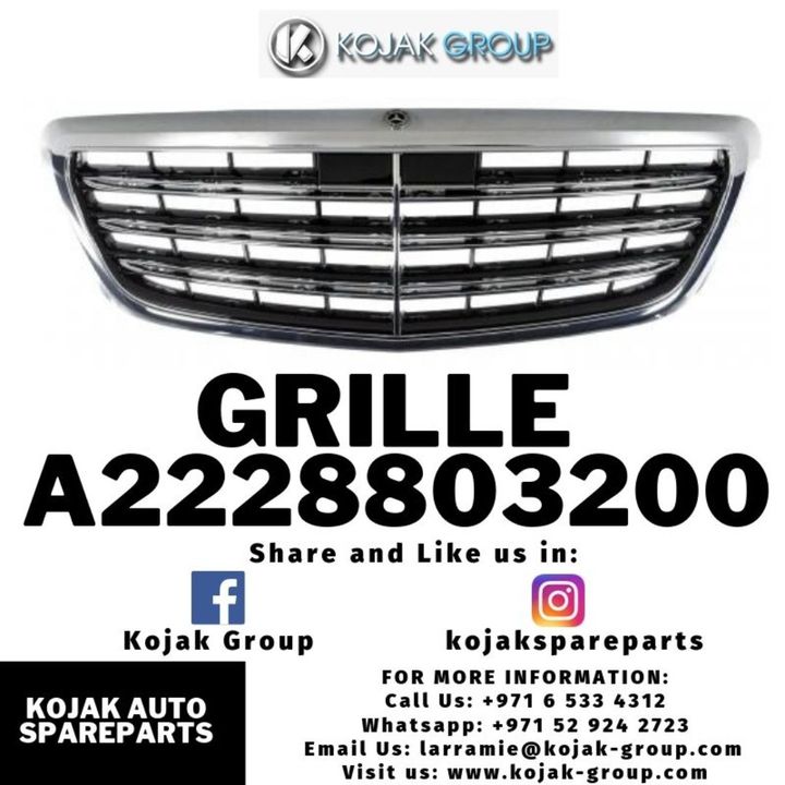 Mercedes-Benz S-Class W222 Front Grille