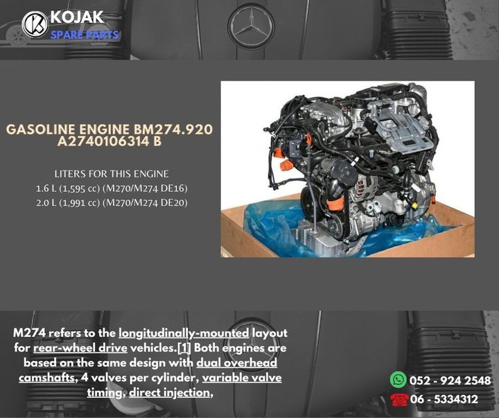 Mercedes-Benz M274.920 Gasoline Engine