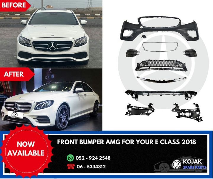 Front Bumper AMG for Mercedes-Benz E-Class 2018