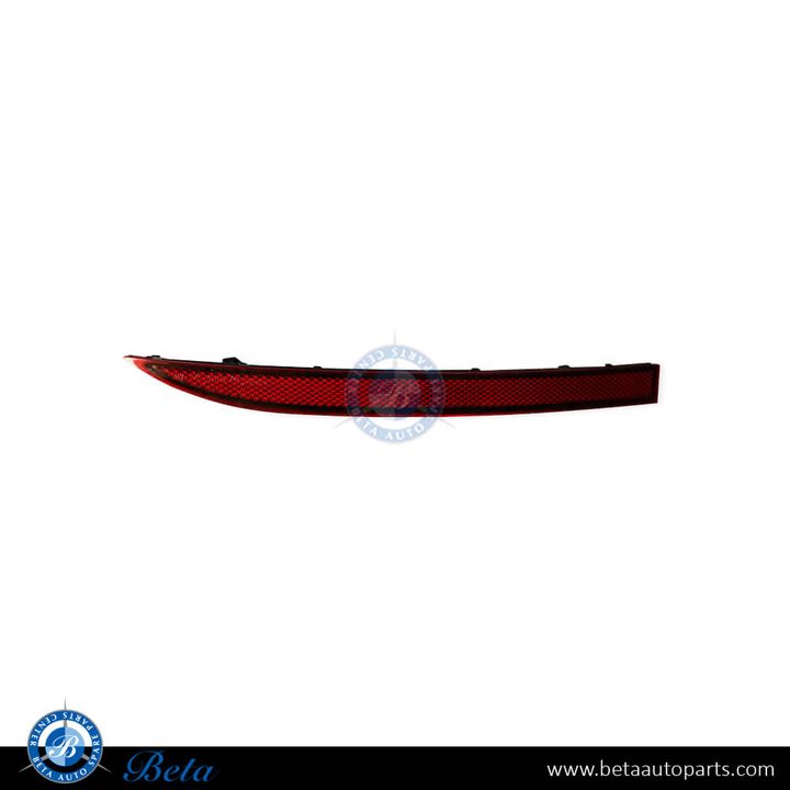 Volkswagen Touareg (2018-Up), Rear Bumper Reflector (Right), China, 760945106
