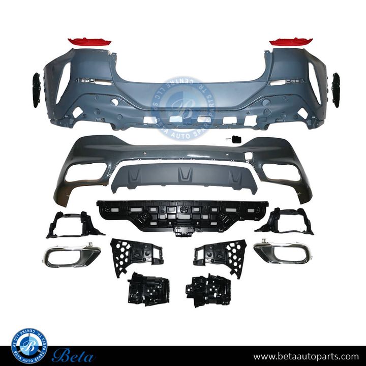 BMW X6 G06 / G06 LCI (2020-Up), Rear Bumper M-Tek, China, 51128099211