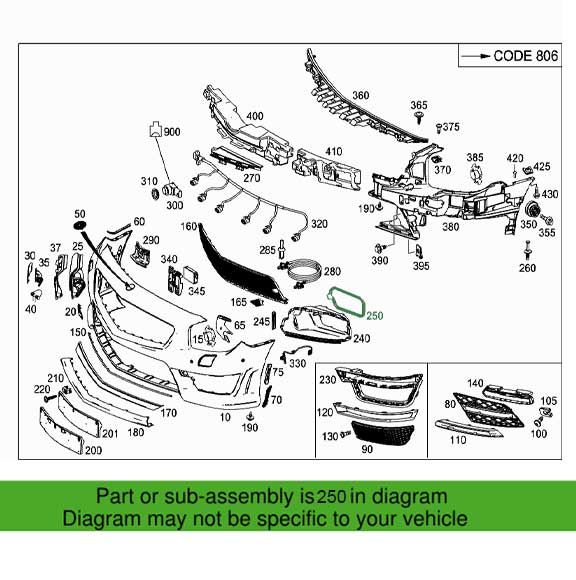 Mercedes Benz Genuine COVERING PANEL 2318840274