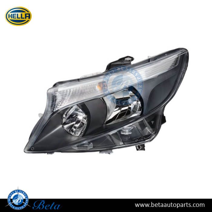 Mercedes Vito W447 (2020-Up), Headlamp Normal (Left), Hella, 4479067700