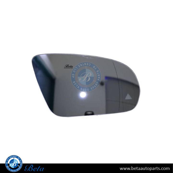Mercedes W222 / C217 / W213 / C238 / W205 / W253 / C257 (2014-Up), Mirror Glass with Blind Spot (Right), China, 0998100616