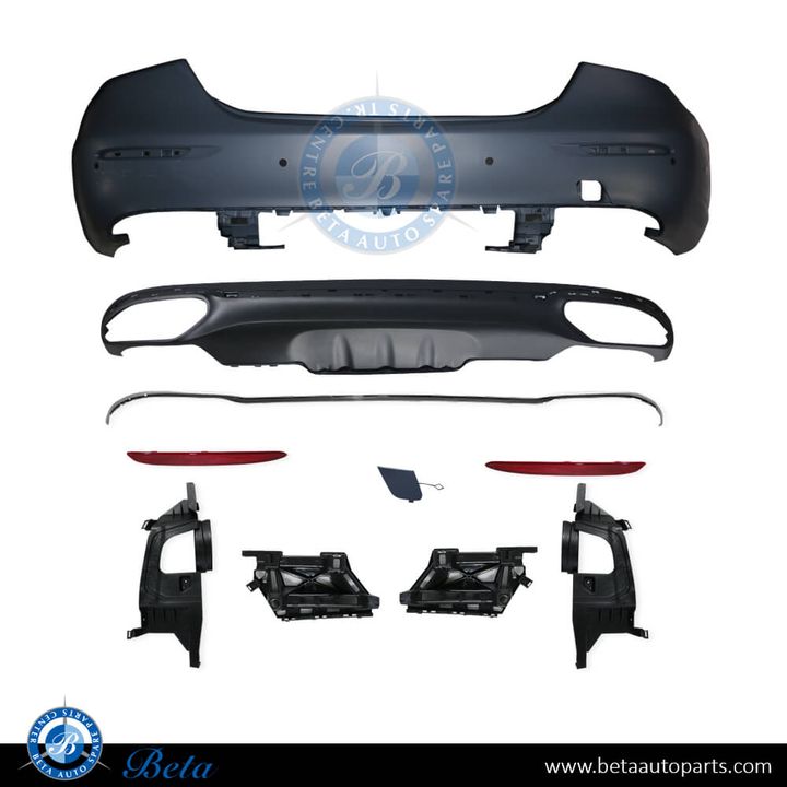 Mercedes E-Class W213 (2021-2023), Rear Bumper with PDC with Park Assist, China, 2138854903
