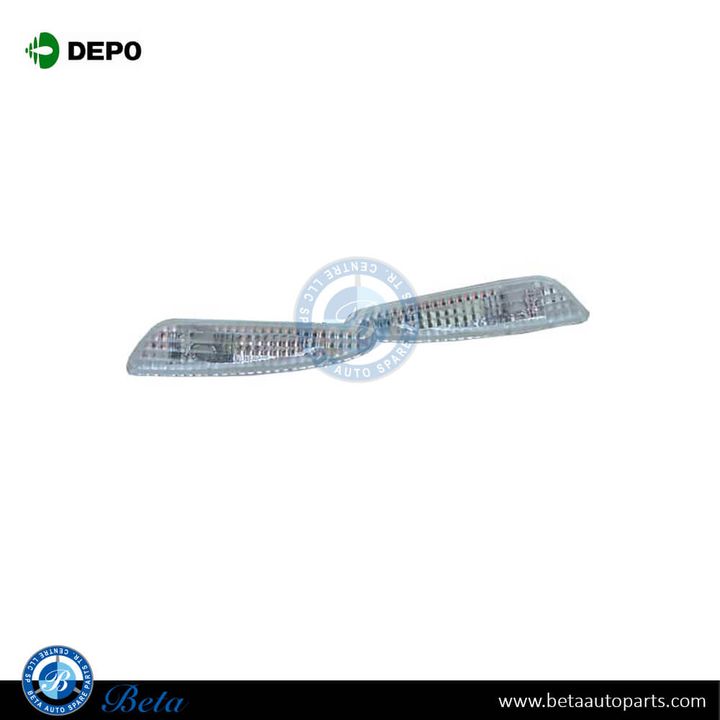 Mercedes E-Class W211 (2003-2005), Front Bumper Reflectors (Crystal), Depo