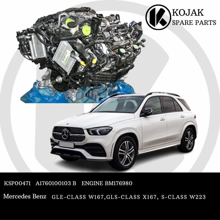 Mercedes-Benz Engine A1760100103 B for GLE-CLASS W167, GLS-CLASS X167, S-CLASS W223