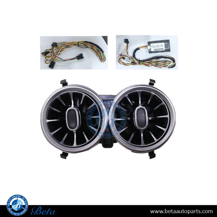 Mercedes W177 / W247 / C118 / H247 / X247 (2019-Up), Rear Fresh AC Air Grille 64 Colors for Cars with Ambient Lighting, China, 1778309200