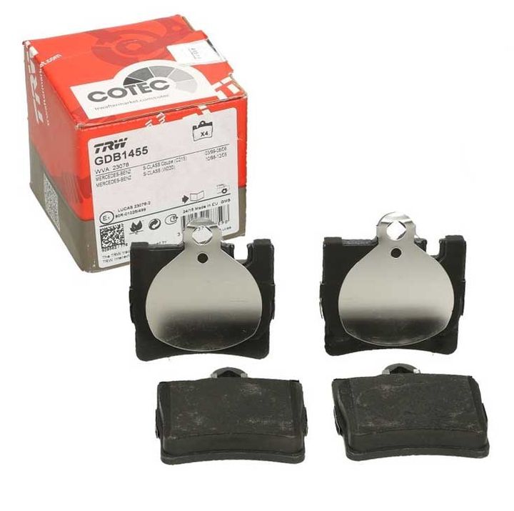 TRW (TRW # GDB1455) BRAKE PAD REAR AXLE For Mercedes Benz W220 C215 0034201920