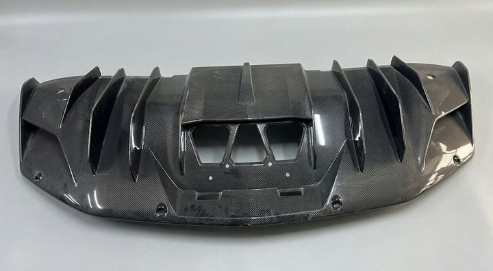 Lamborghini Aventador SVJ Rear Bumper Carbon Fiber Diffuser