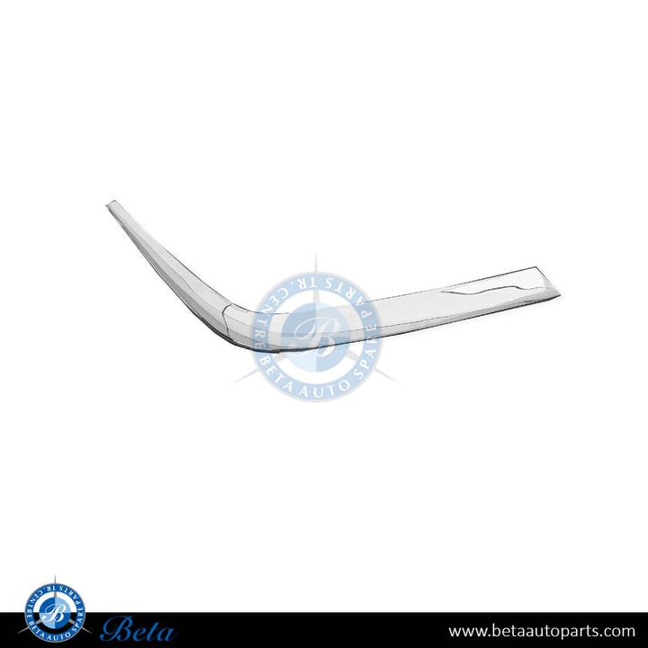 Mercedes C-Class W202 (1997-2000), Front Bumper Moulding - Chrome (Right), Taiwan, 2028851074