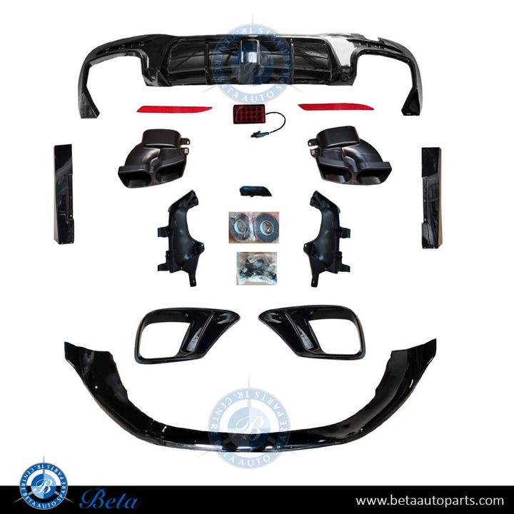 Mercedes S-Class W222 (2018-2020), Spoiler Kit BBS Look for AMG S63 (Gloss Black), China