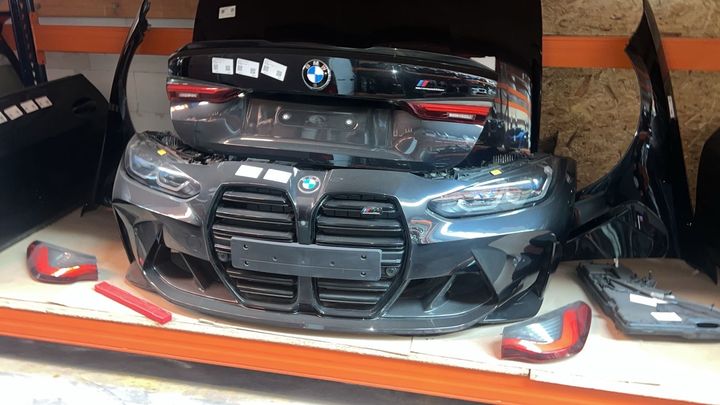 BMW M3 G80 M4 G82 Front Bumper Assembly Dark Grey